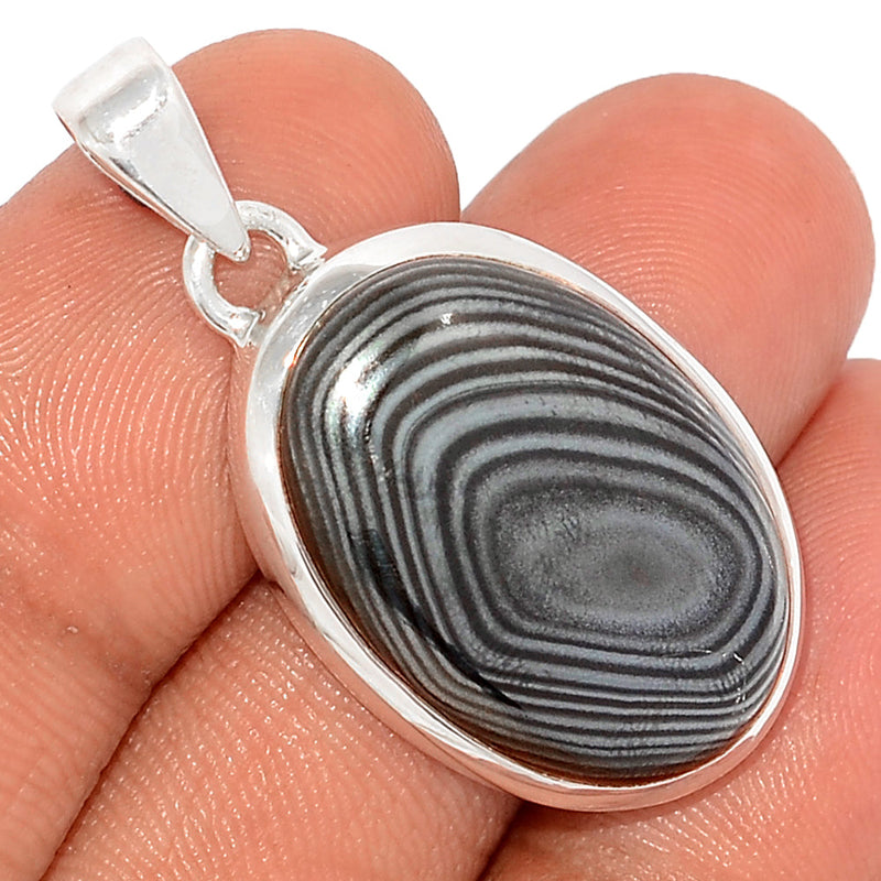 1.5" Psilomelane Pendants - PSLP926