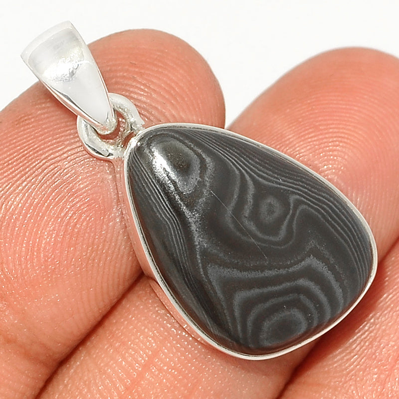 1.2" Psilomelane Pendants - PSLP954