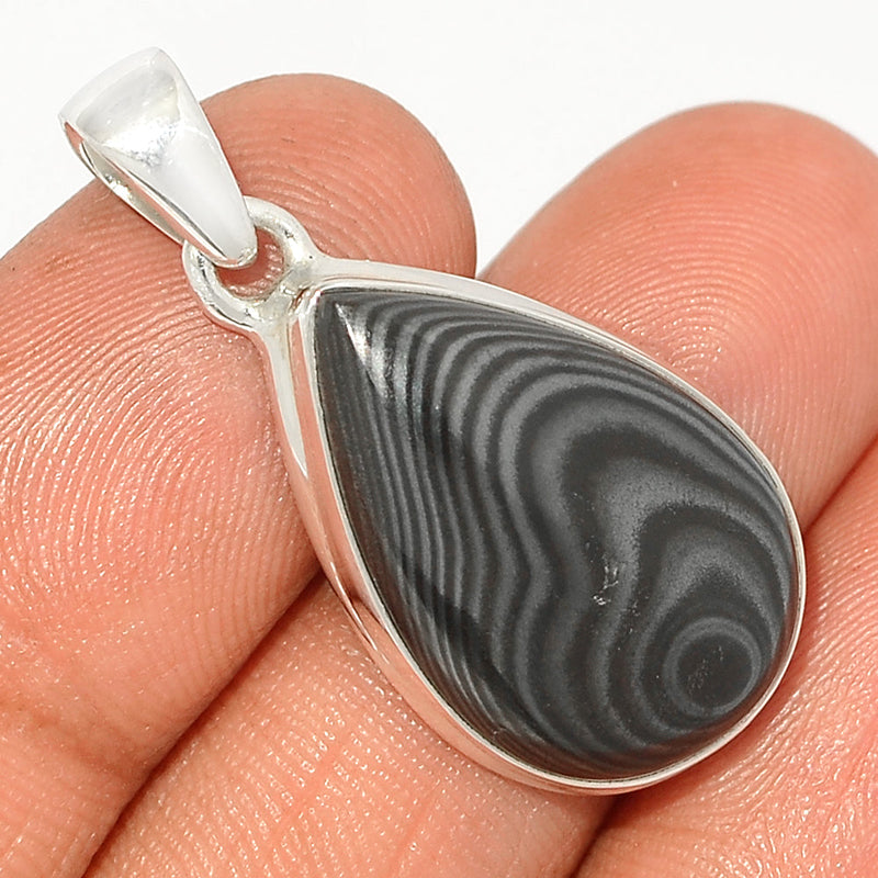 1.3" Psilomelane Pendants - PSLP956