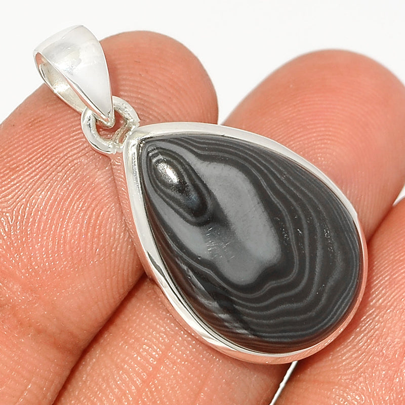 1.3" Psilomelane Pendants - PSLP958