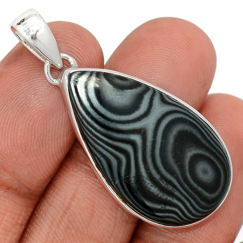 1.7" Psilomelane Pendants - PSLP993