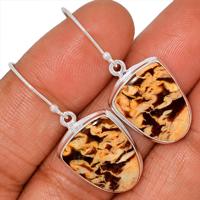 Peanut Wood Earring-PTWE157