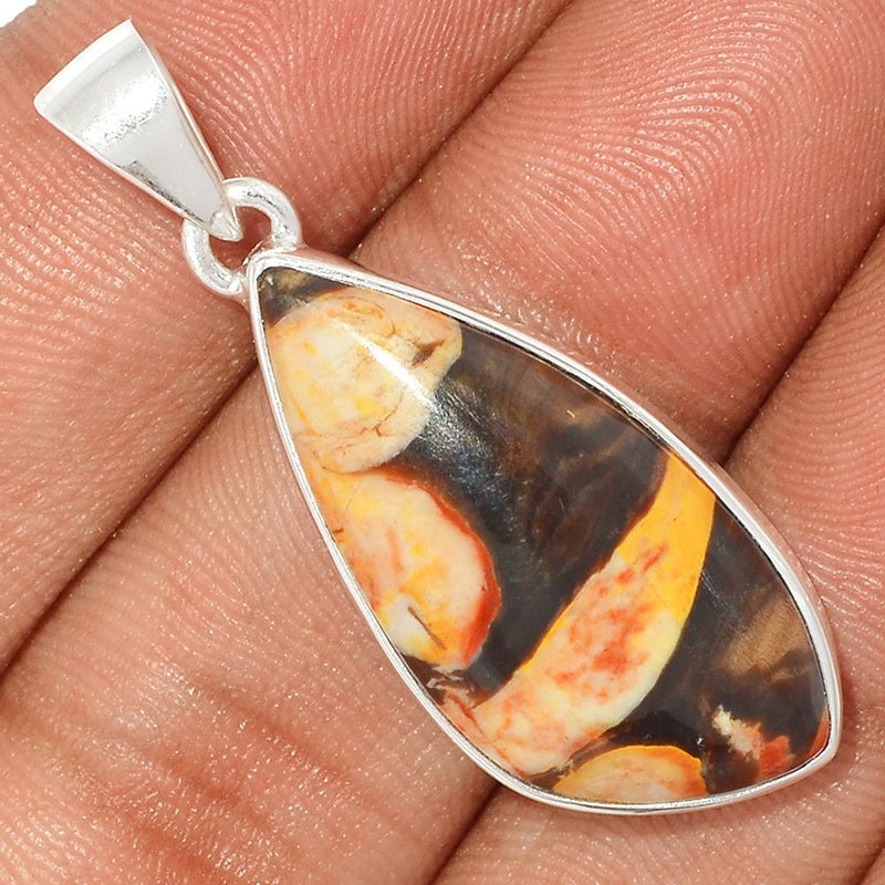 1.6" Peanut Wood Pendants - PTWP190