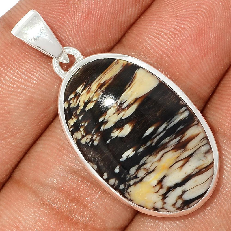 1.5" Peanut Wood Pendants - PTWP199