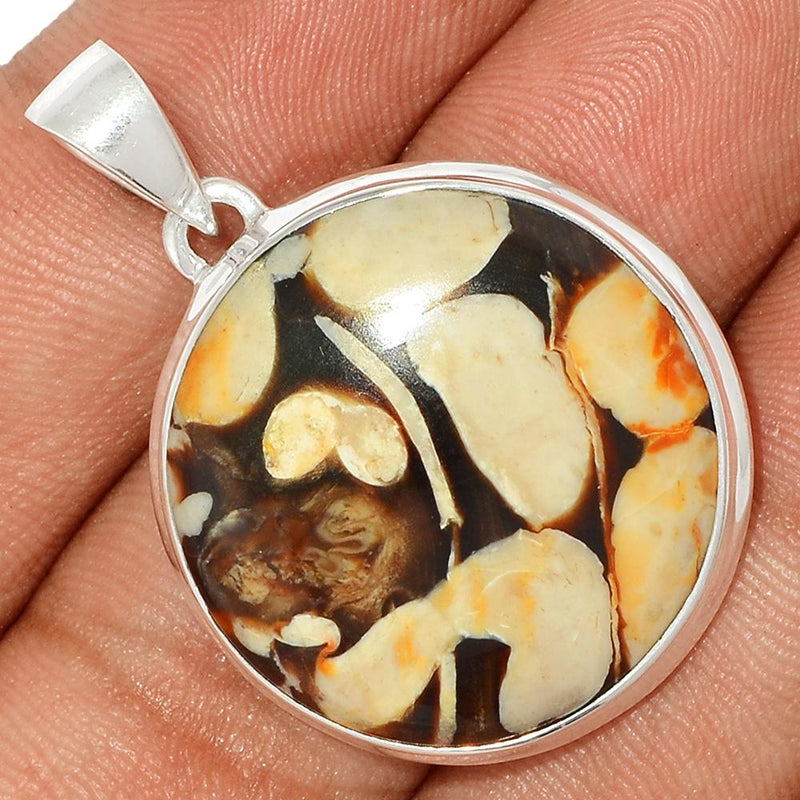 1.5" Peanut Wood Pendants - PTWP218