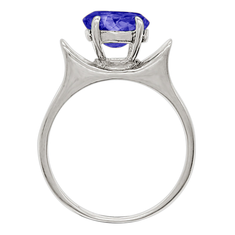 8*6 MM Oval - Iolite Silver Ring - R5023I