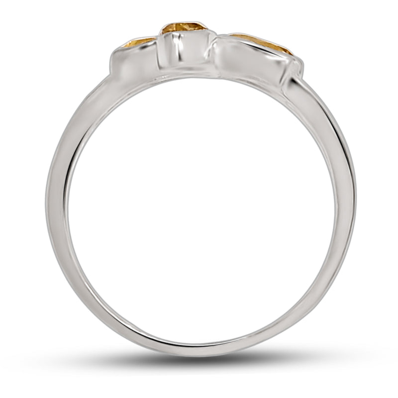 6*3 MM Marquise - Citrine Silver Ring - R5049C
