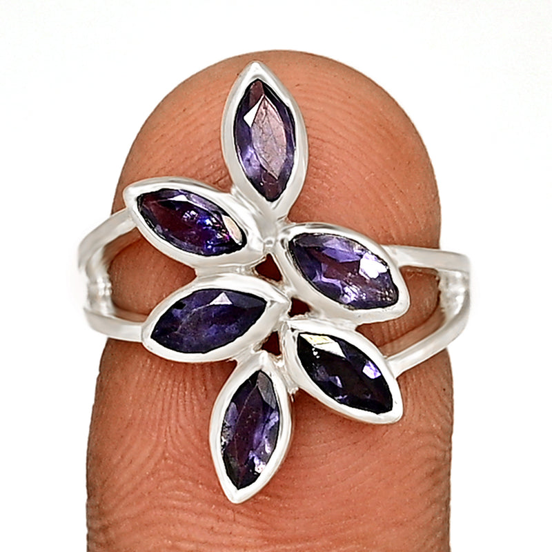 6*3 MM Marquise - Iolite Silver Ring - R5049I