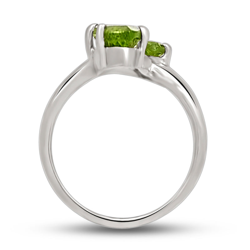 10*5 MM Marquise - Peridot Silver Ring - R5056P