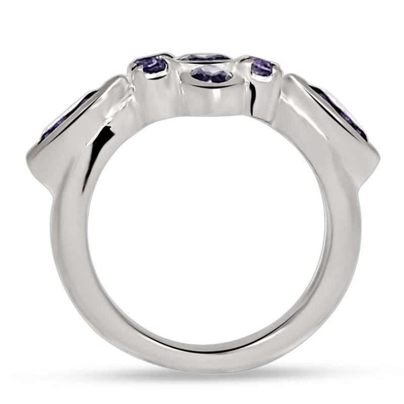6*3 MM Marquise - Iolite Silver Ring - R5063I