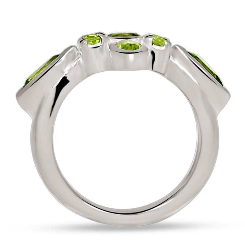 6*3 MM Marquise - Peridot Silver Ring - R5063P