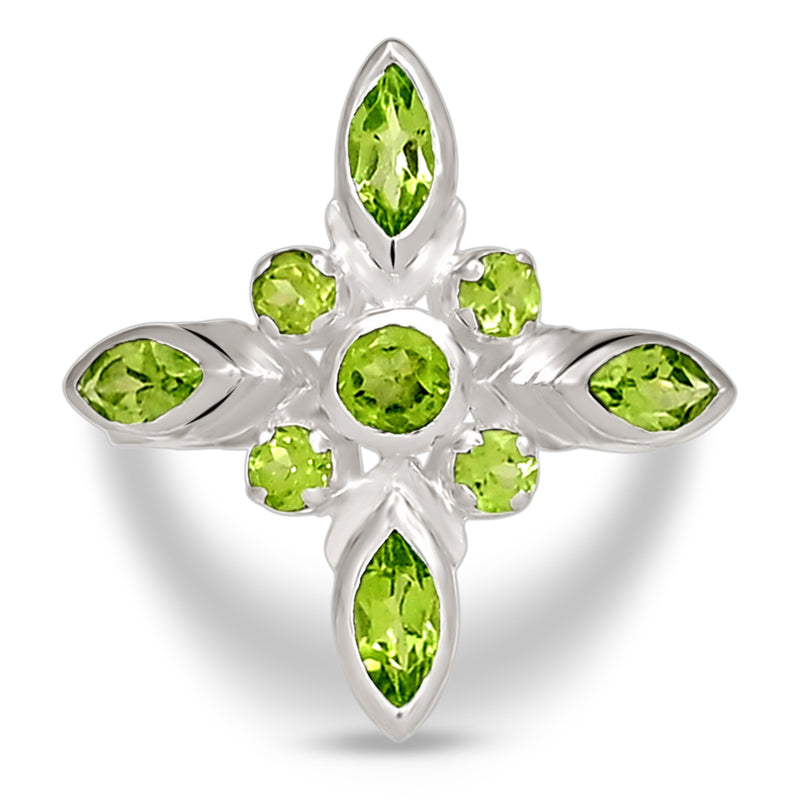 6*3 MM Marquise - Peridot Silver Ring - R5063P