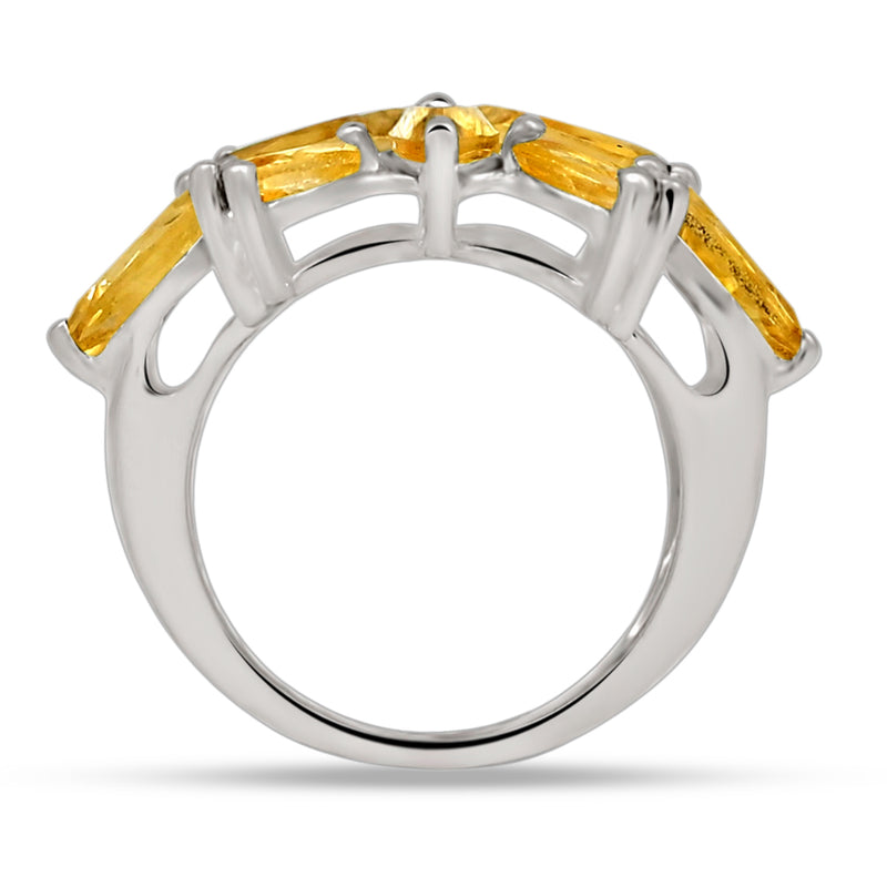 8*4 MM Marquise - Citrine Silver Ring - R5071C