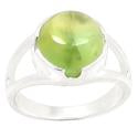 Prehnite Silver Ring - R5352PRA