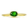 Chrome Diopside Gold Plated Silver Ring - R5358CDGP