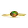 Ethiopian Opal Gold Plated Silver Ring - R5358EO