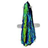 Rainbow Aura Kyanite Ring-RAKR220