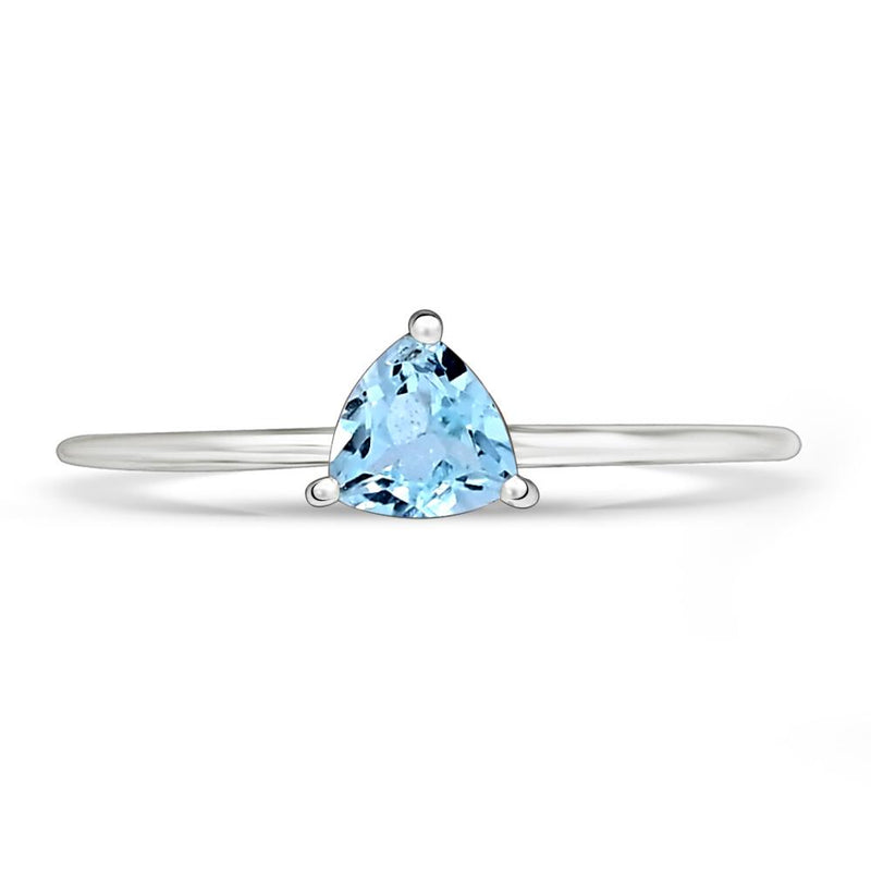 5*5 MM Trillion - Blue Topaz Ring - RBC303-BT Catalogue