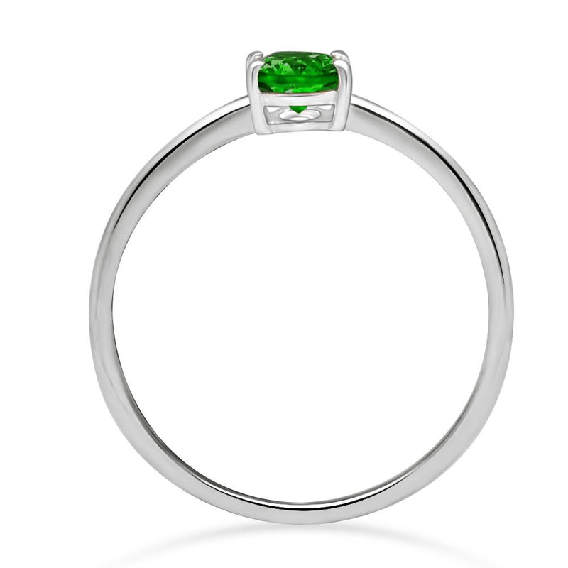 6*4 MM Oval - Chrome Diopside Faceted Ring - RBC309-CDF Catalogue