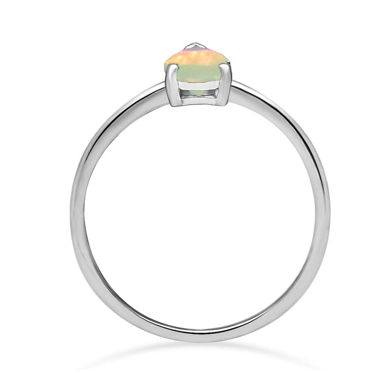 6*4 MM Pear - Ethiopian Opal Faceted Ring - RBC308-EOF Catalogue