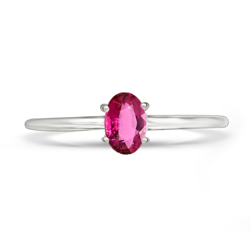 6*4 MM Oval - Pink Tourmaline Faceted Ring - RBC309-PTN Catalogue