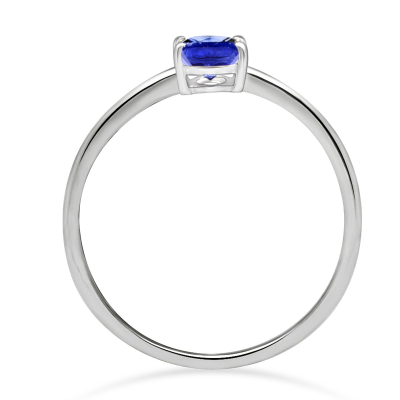 6*4 MM Oval - Sapphire Ring - RBC309-S Catalogue