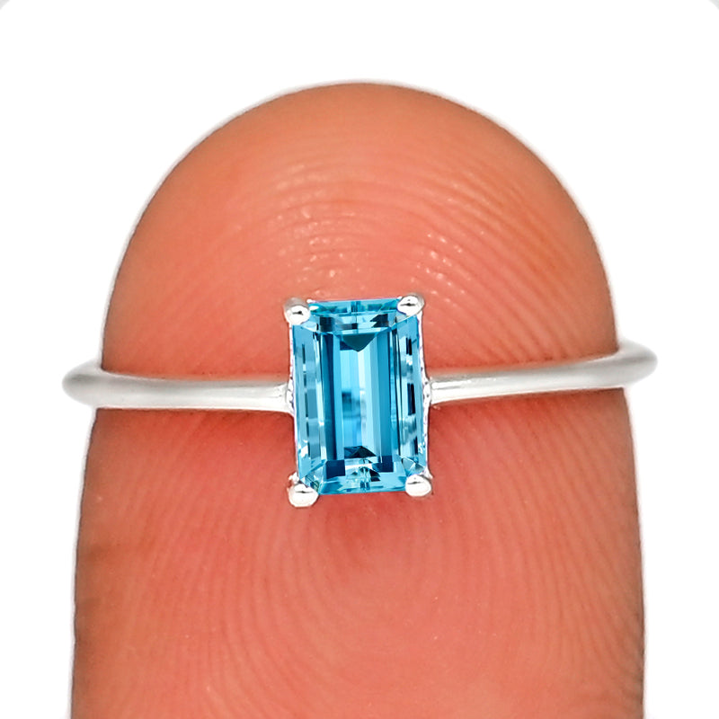 6*4 MM Octo - Neon Blue Apatite Faceted Jewelry Ring - RBC311-NBF Catalogue