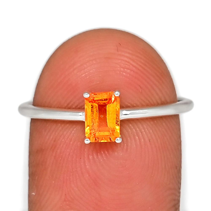 6*4 MM Octo - Mandarin Garnet - Faceted Jewelry Ring - RBC311-OGF Catalogue