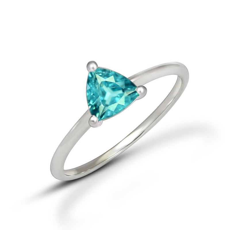 4*4 MM Trillion - Neon Blue Apatite Faceted Ring - RBC312-NBF Catalogue