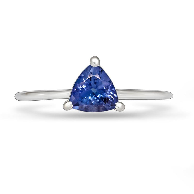 4*4 MM Trillion - Tanzanite Faceted Ring - RBC312-TZF Catalogue