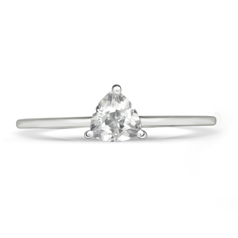6*6 MM Cushion - White Topaz Ring - RBC319-WT Catalogue