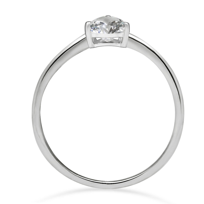 6*6 MM Cushion - White Topaz Ring - RBC319-WT Catalogue