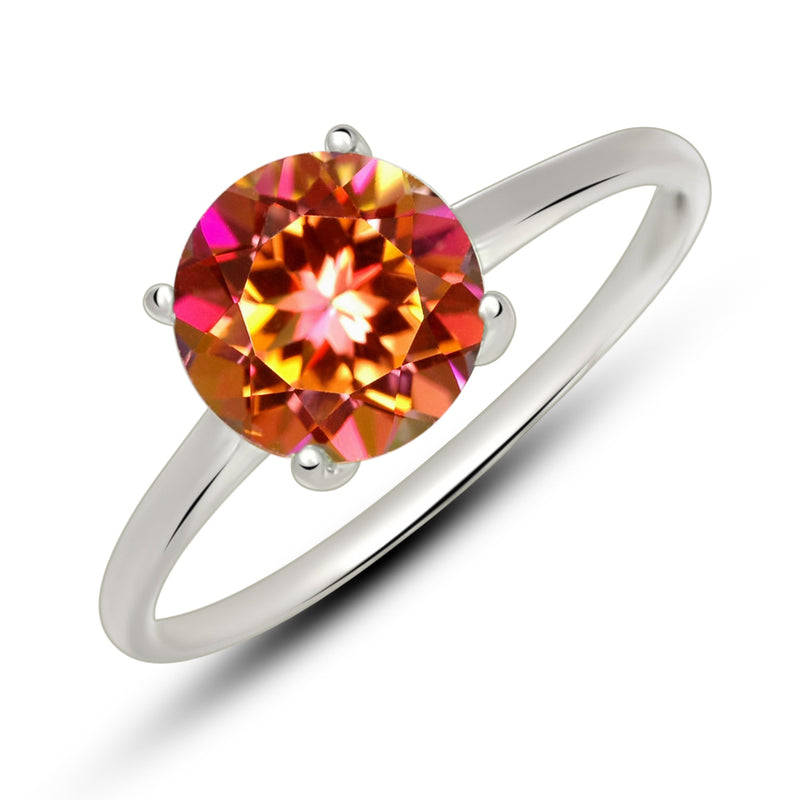 8*8 MM Round - Exotic Ecstasy Topaz Jewelry Ring - RBC320-EET Catalogue