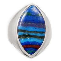 Rainbow Calsilica Ring - RBCR777