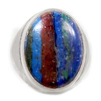 Rainbow Calsilica Ring - RBCR789