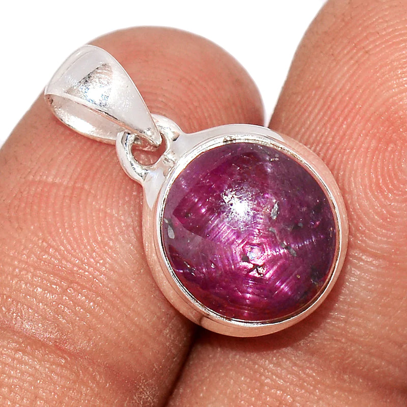 0.8" Ruby Star Pendant - RBSP126