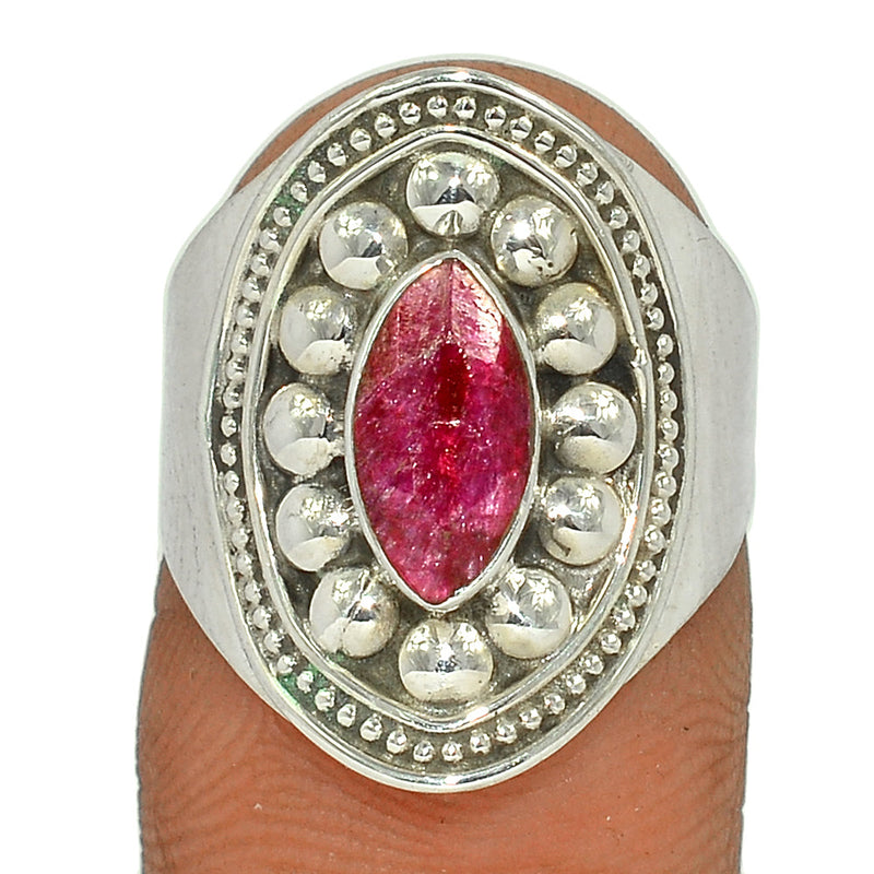 Fine Filigree - Treated Ruby Ring - RBYR754