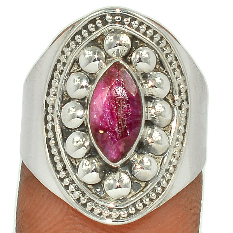 Fine Filigree - Treated Ruby Ring - RBYR757