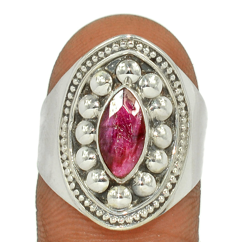 Fine Filigree - Treated Ruby Ring - RBYR759