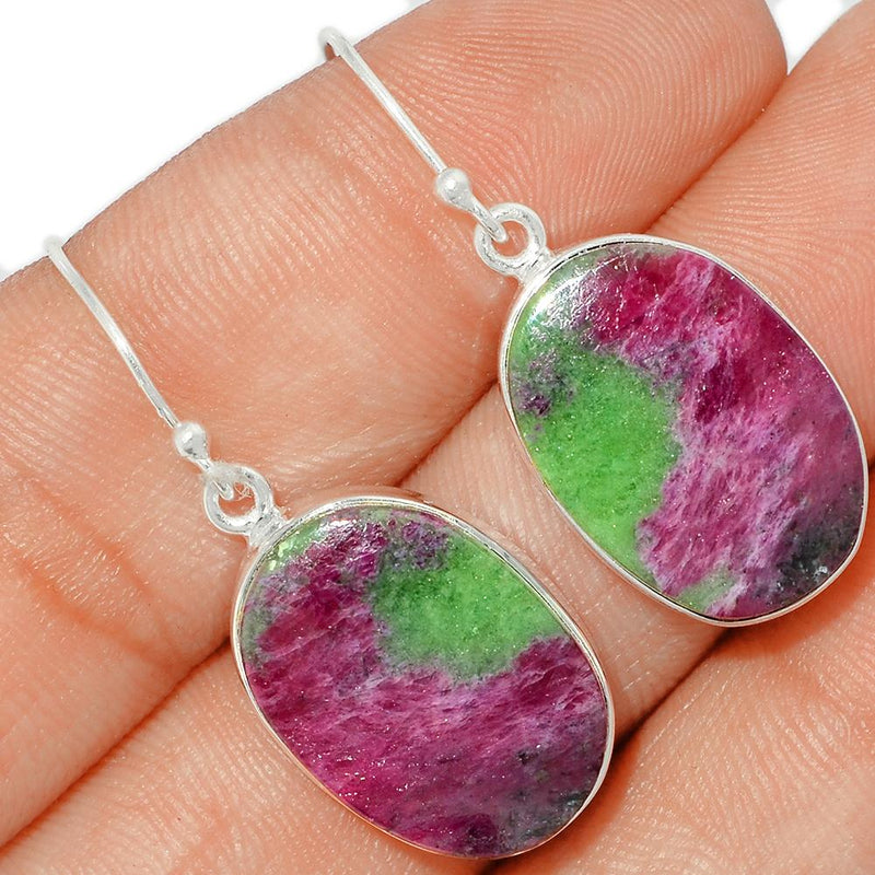 1.5" Ruby Zoisite Earrings - RBZE189
