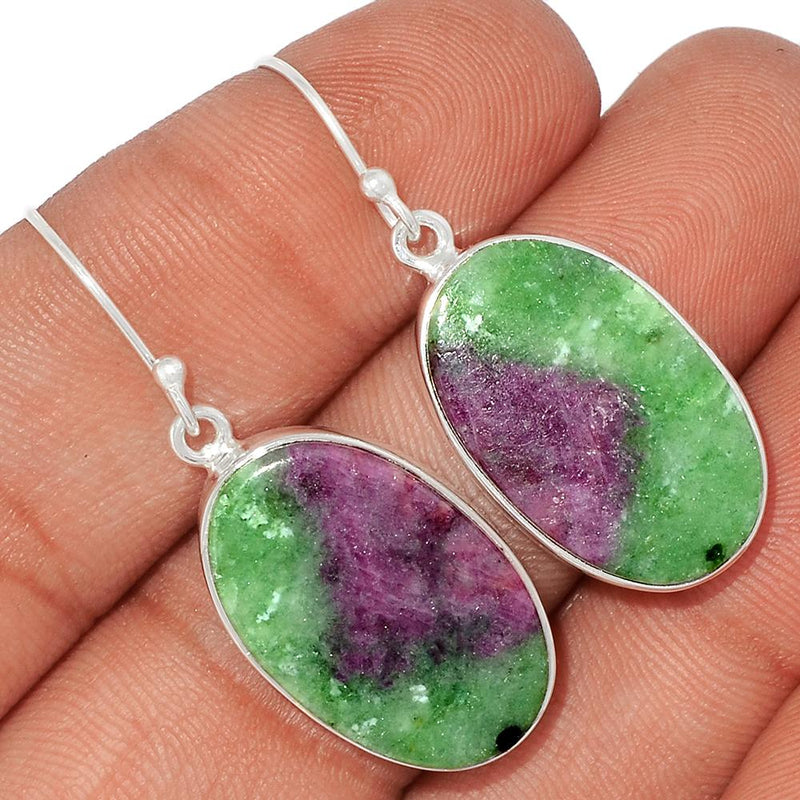 1.7" Ruby Zoisite Earrings - RBZE266