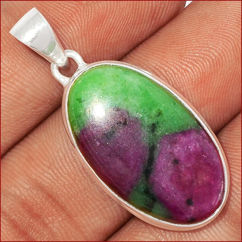 1.5" Ruby Zoisite Pendants - RBZP1188