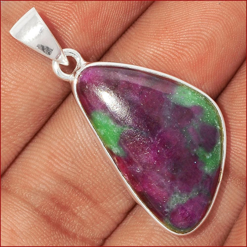 1.6" Ruby Zoisite Pendants - RBZP1208