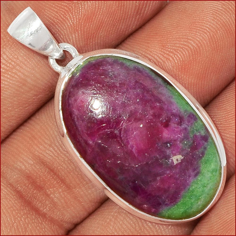1.7" Ruby Zoisite Pendants - RBZP1211