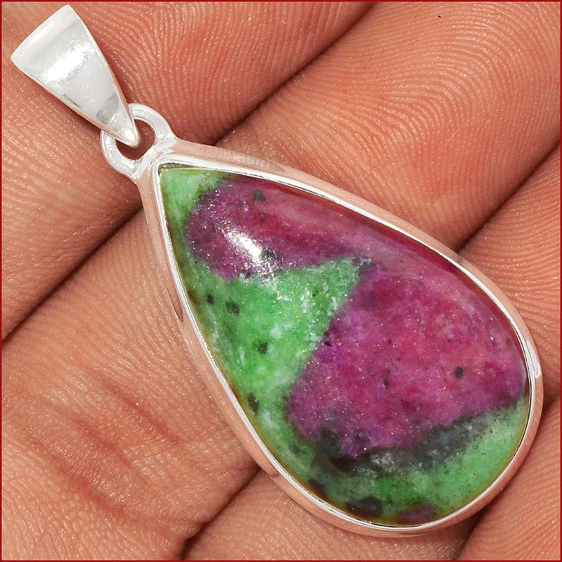 1.7" Ruby Zoisite Pendants - RBZP1220