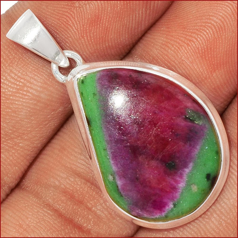 1.5" Ruby Zoisite Pendants - RBZP1223