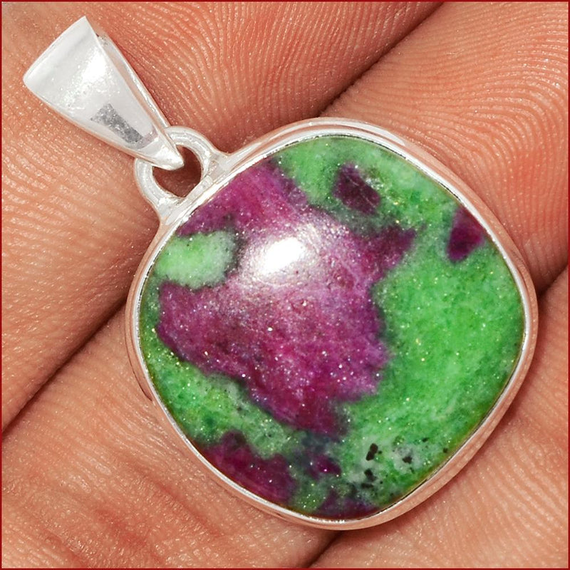 1.2" Ruby Zoisite Pendants - RBZP1231