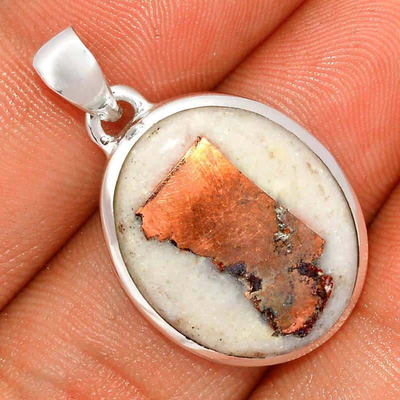 1.2" Rarest Copper Agate Pendants - RCAP301