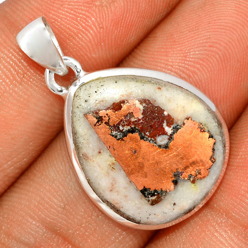 1.2" Rarest Copper Agate Pendants - RCAP313