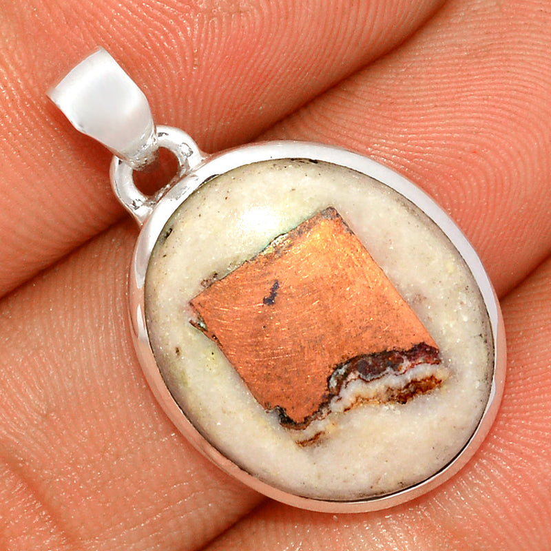 1.2" Rarest Copper Agate Pendants - RCAP316